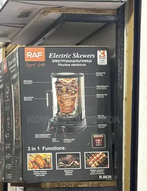 RAF R.8630 3-in-1 Electric Skewer Grill
