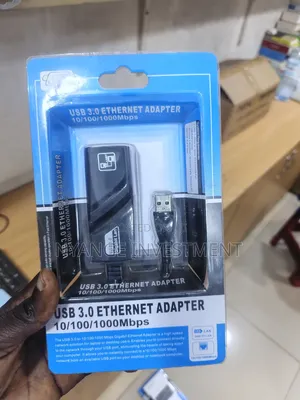 3.0 to Ethernet Adapter 10/100/1000Mbps (USB Type-a to RJ45 Gigabit