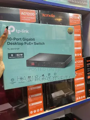 Tplink 10port Gigabit Desktop Poe + Switch