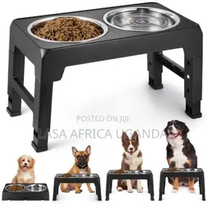 Lasa Elevated Dog Bowls - Adjustable Height For.