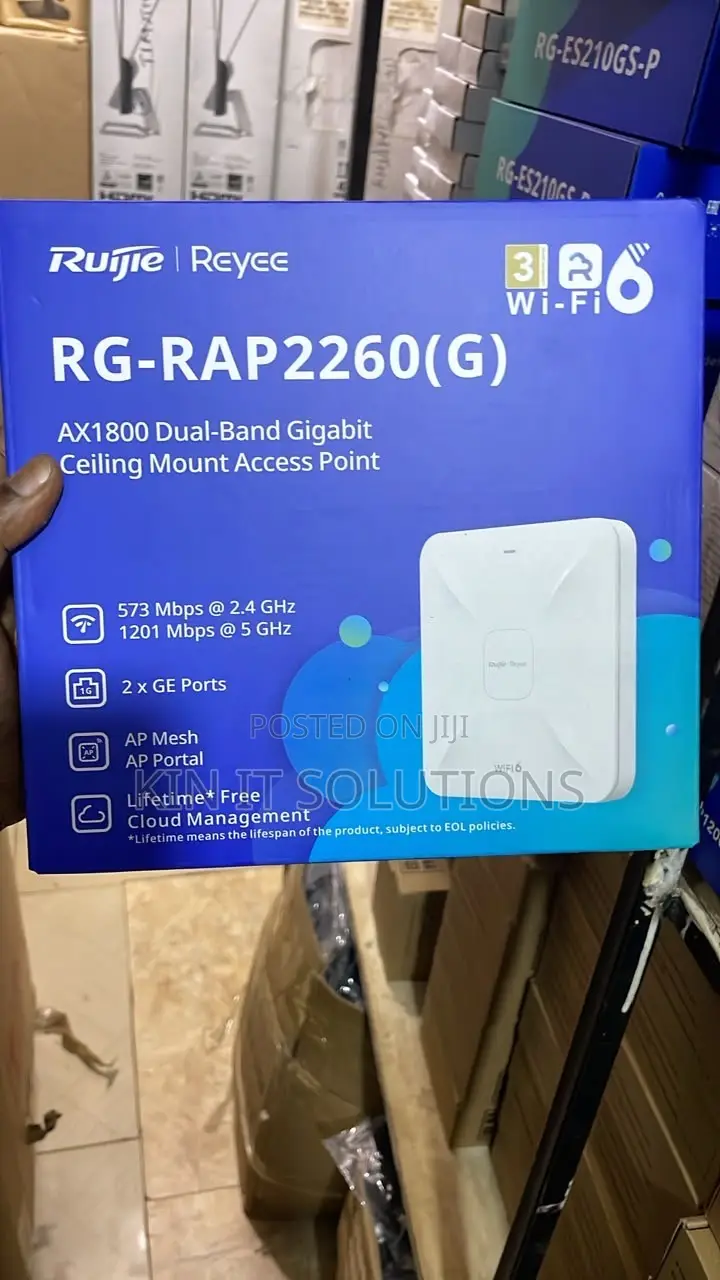 Ruijie Reyee RG-RAP2260(G) AX1800 Dual-Band Gigabit Access Point.