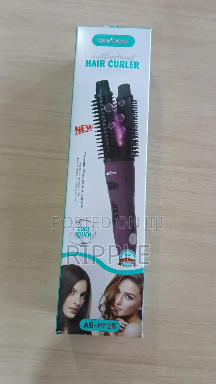 Aerbes Multifunction Hair Curler & Straightener AB-MF25