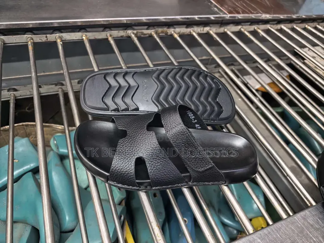 Men Ecco Sandles Black