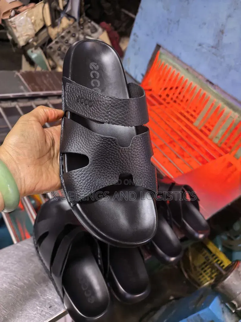Men Ecco Sandles Black