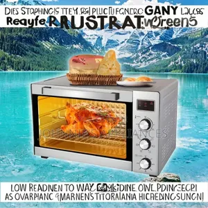 Hoffmans HM-755 50L Electric Oven – 2000W With Air Fryer & Rotisserie
