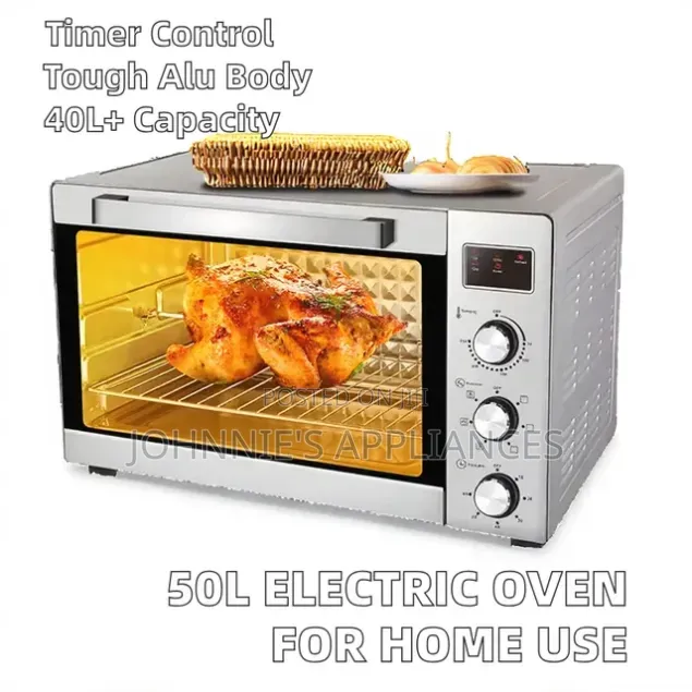 Hoffmans HM-755 50L Electric Oven – 2000W With Air Fryer & Rotisserie