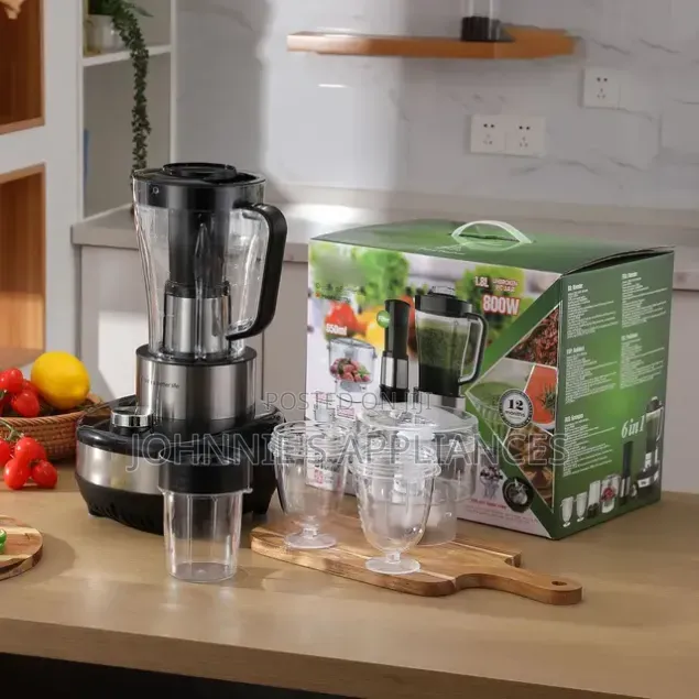 DSP 6-in-1 Blender 800W – 1.8L Jar With Multiple Attachments
