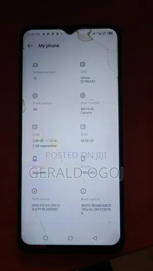 Infinix Smart 7 HD 64 GB Blue