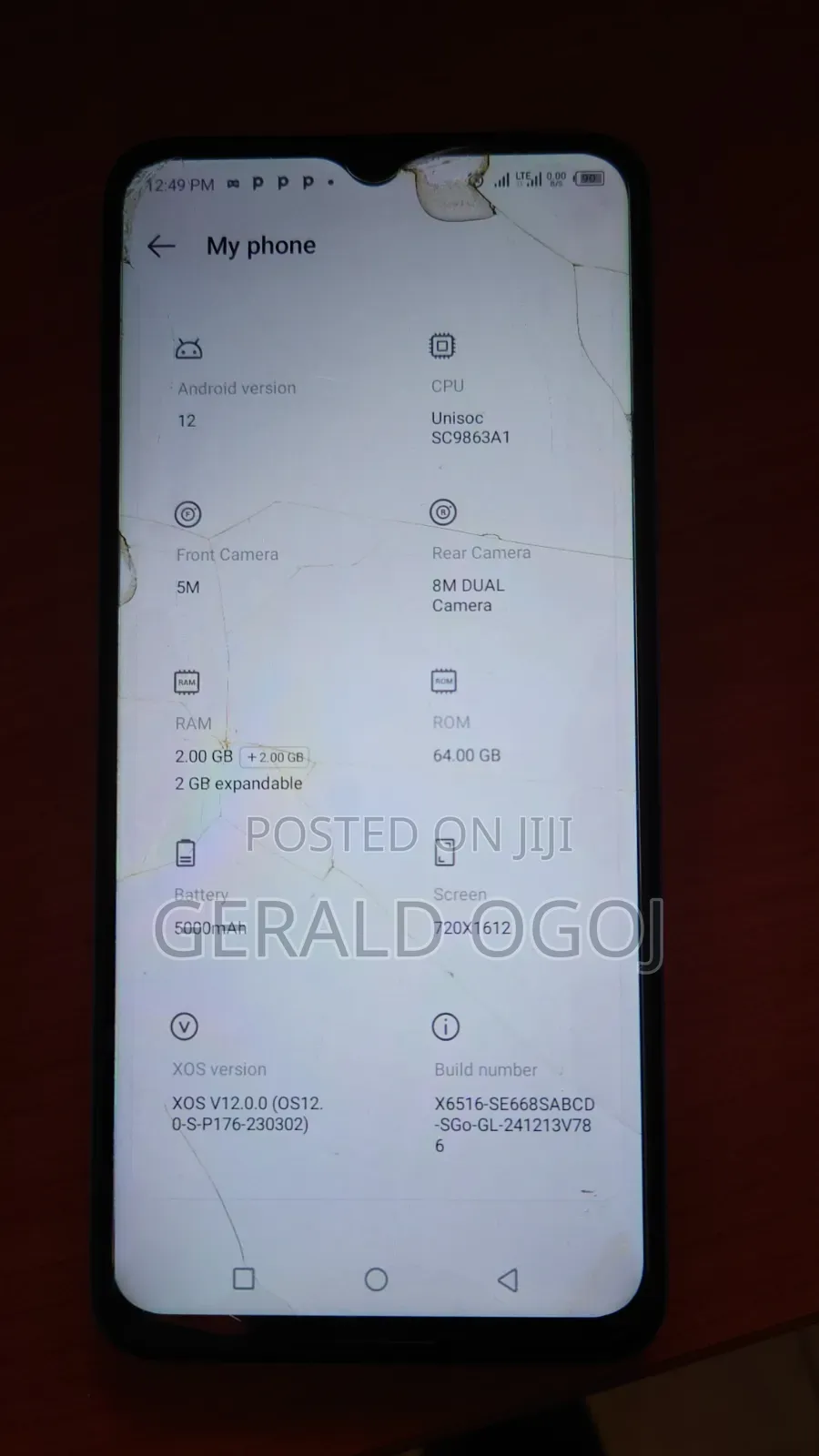 Infinix Smart 7 HD 64 GB Blue