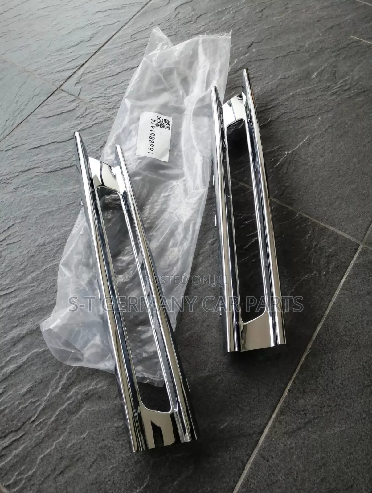 Bumper Fog Light Chrome Moulding for Mercedes Benz ML W166 2012-2015