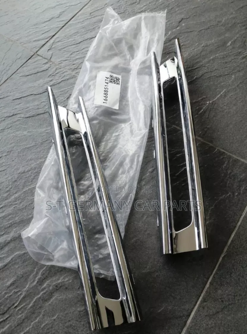 Bumper Fog Light Chrome Moulding for Mercedes Benz ML W166 2012-2015