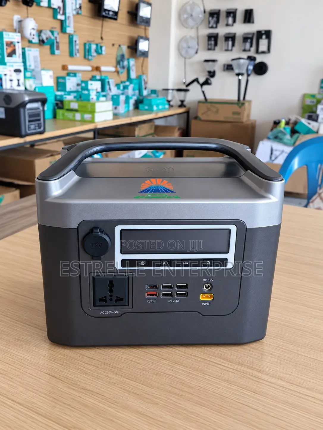 600W Portable Power Station 12.8V LiFePO4 Power Backup