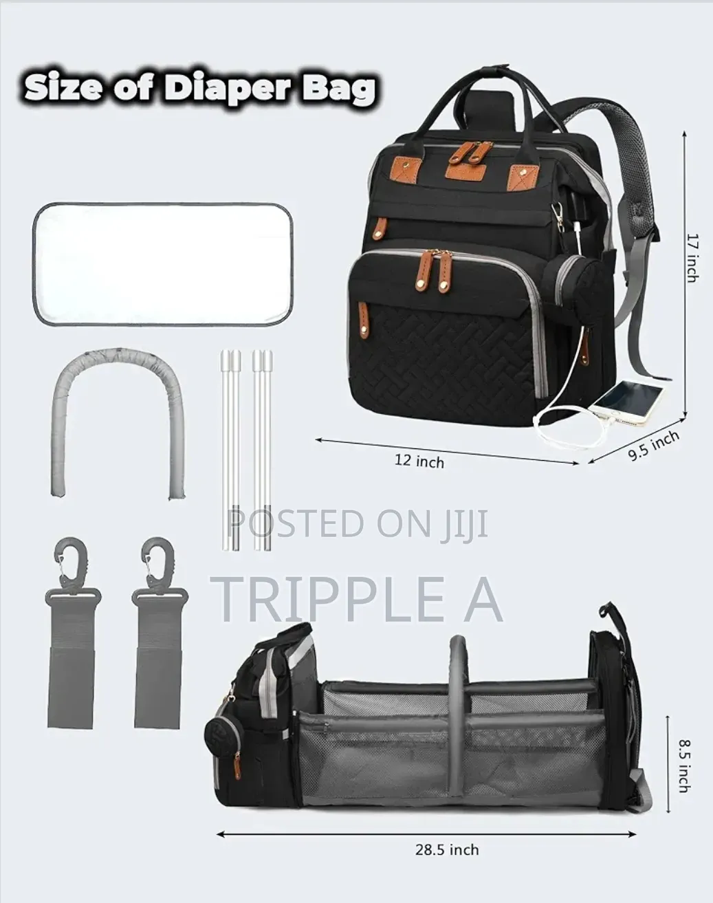 Diaper Baby Back Bag Pack