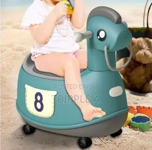 Yellow Rotating Horse Toilet Potty