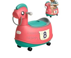 Yellow Rotating Horse Toilet Potty