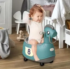 Yellow Rotating Horse Toilet Potty
