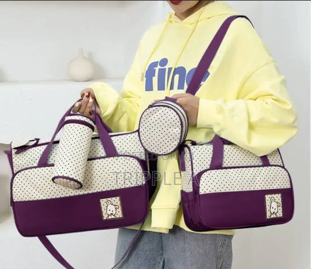 5pcs / Set Lady Multifunctional Diaper Bag