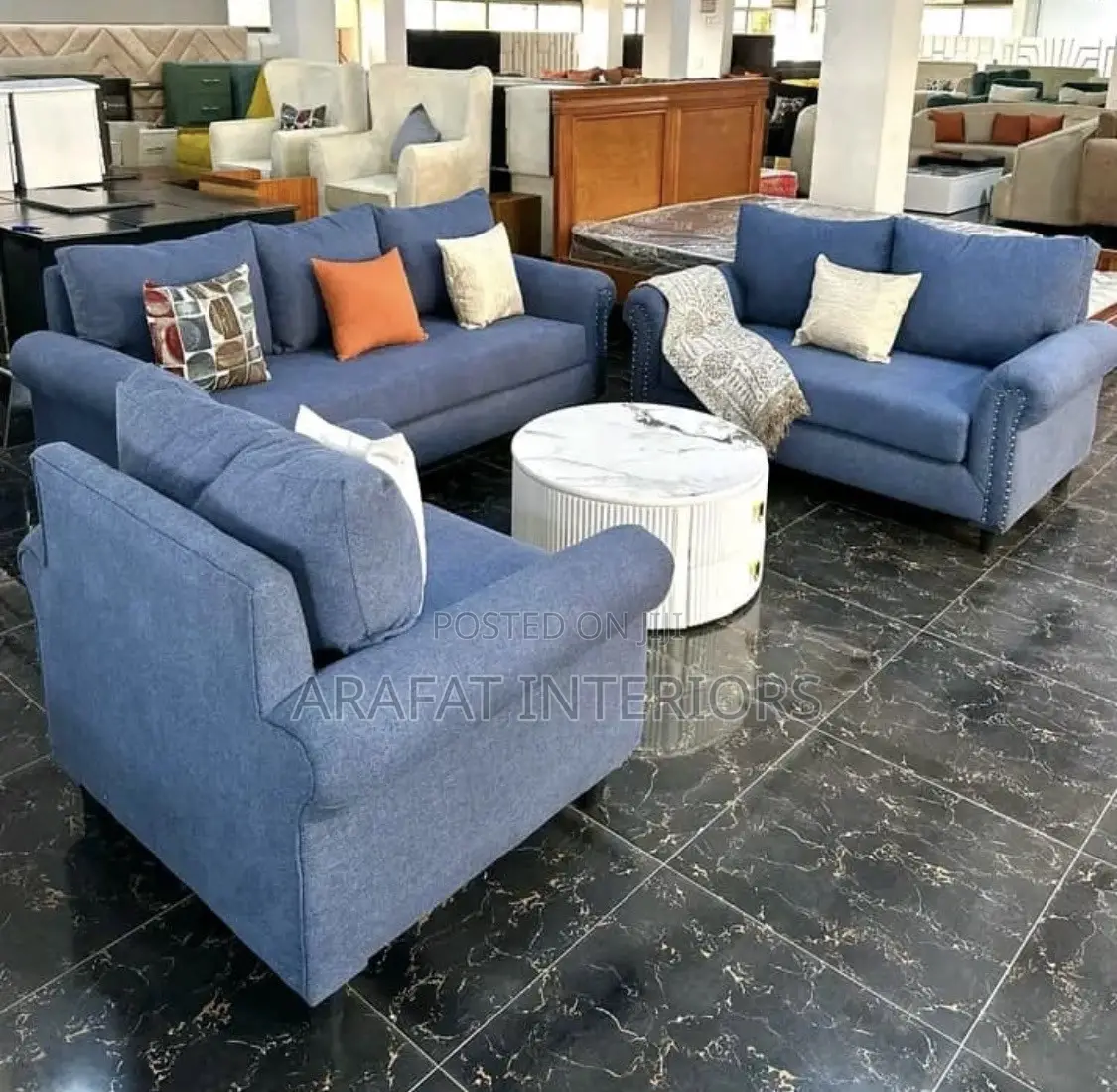 Bold Blue Vibes for Your Living Room 