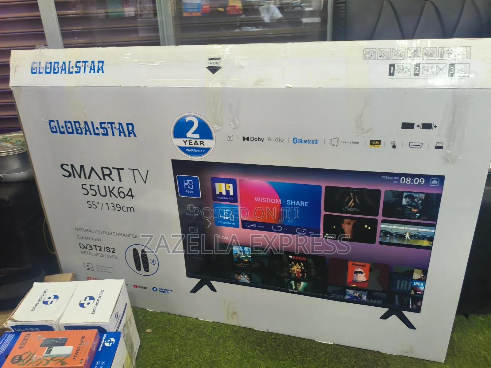 Global Star 55inch Smart Frameless Android TV