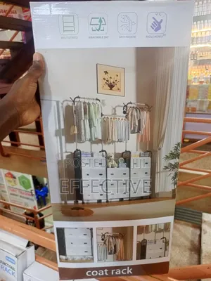 3-in-1 Coat Rack and Storage Organizer.