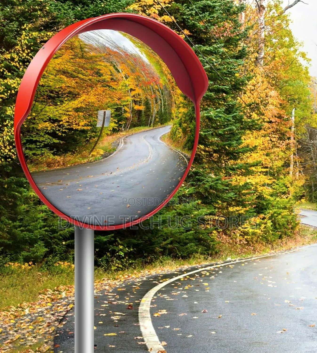 Outdoor Safety Blind Spot Convex Traffic Mirror 100cm