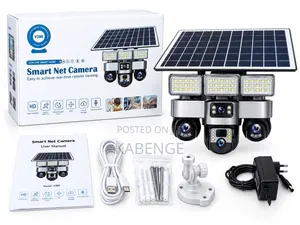 V380 Smart Net Camera Triple-Lens Outdoor Solar
