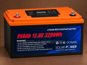 250Ah 12V LiFePO4 Lithium Battery Solar Backup