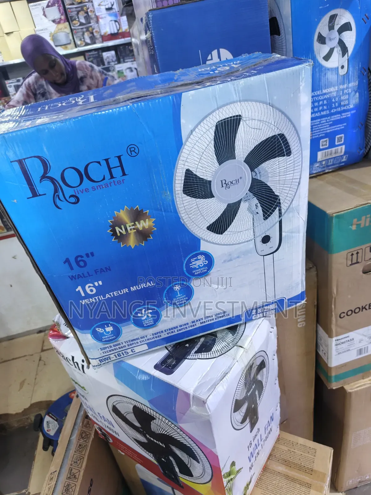 Roch Wall Fan 16inches. Wall Fan