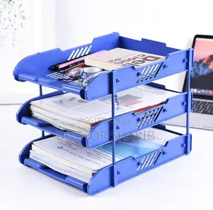 3 Tier Modern Document Tray Organizer