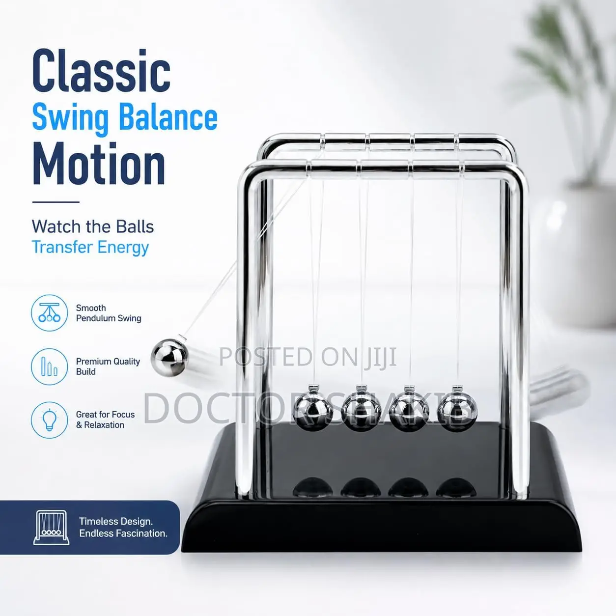 Standard Metallic Newton Pendulum