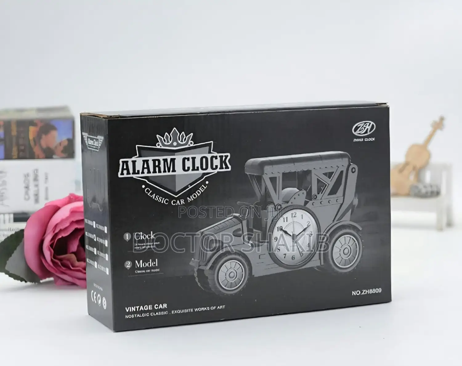 Motorcycle Bike Type Clock, Alarm Clock