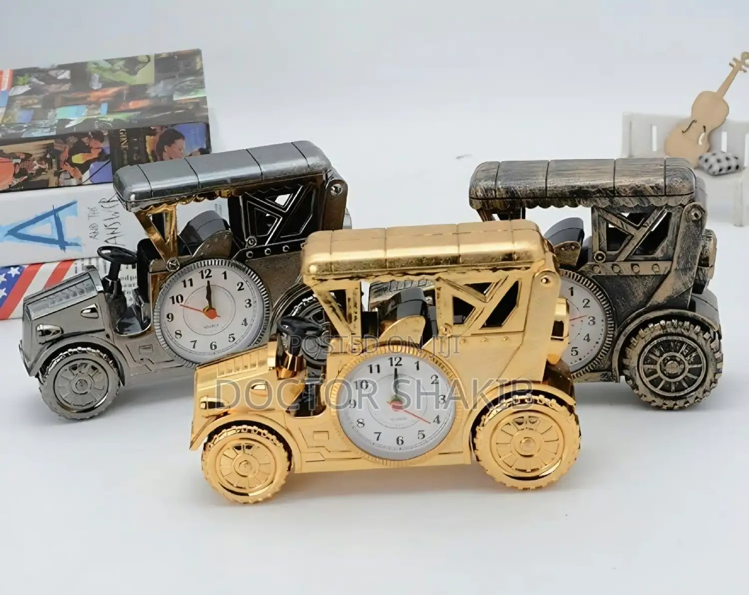 Motorcycle Bike Type Clock, Alarm Clock