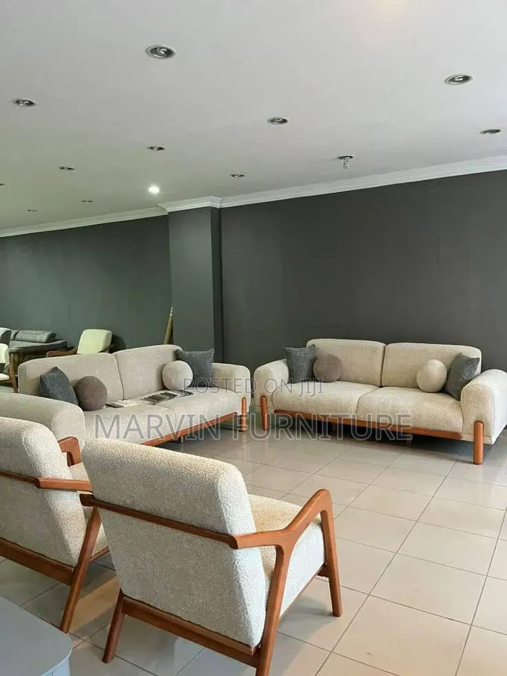 Wooden Sofa Set in Modern Design