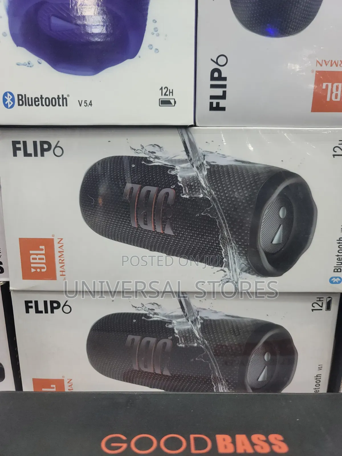 JBL Flip 6 Portable Waterproof Bluetooth Speaker.