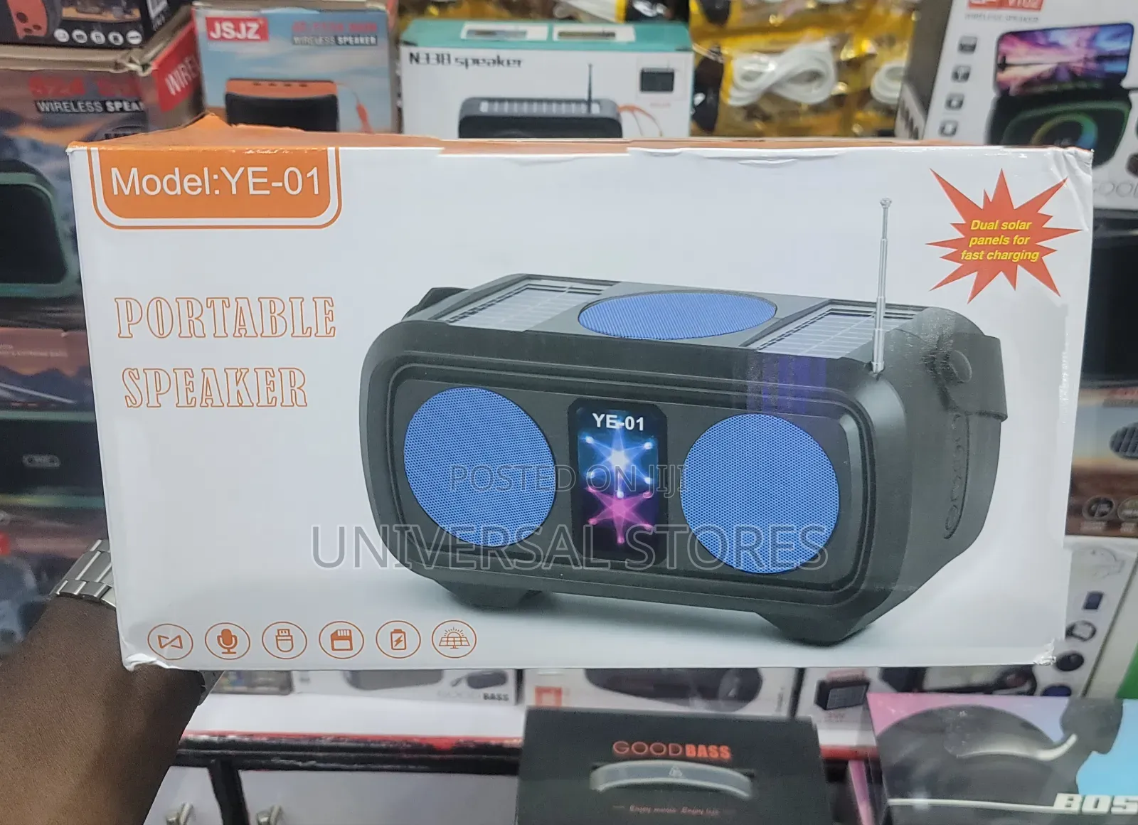 Duogii YE-01 Wireless Solar Charging Portable Speaker