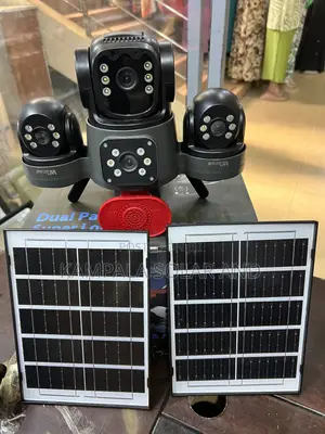 4 Lens Alarm Inbuilt Solar Camera