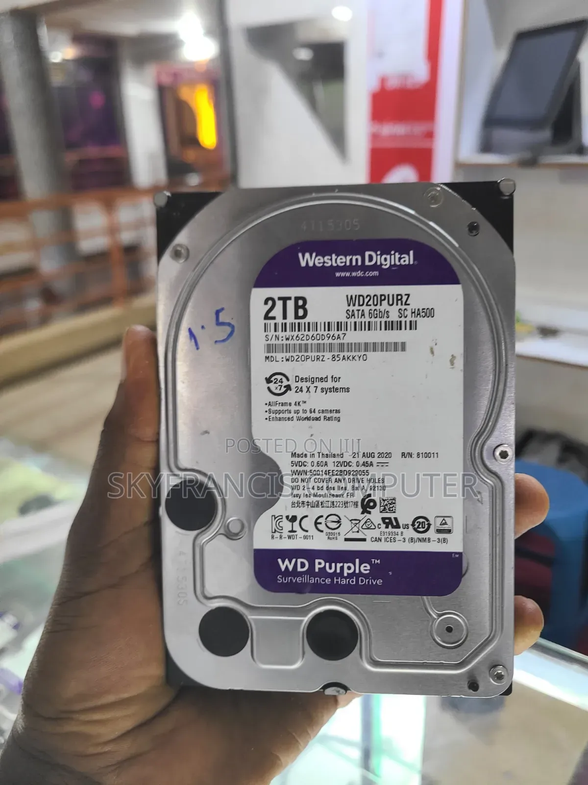WD Hard Drive 2tb Good Quality