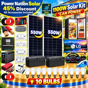 1100w Massive Clean Energy Solar System Full Kit