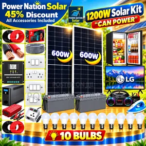 1200w Massive Clean Energy Solar System Full Kit