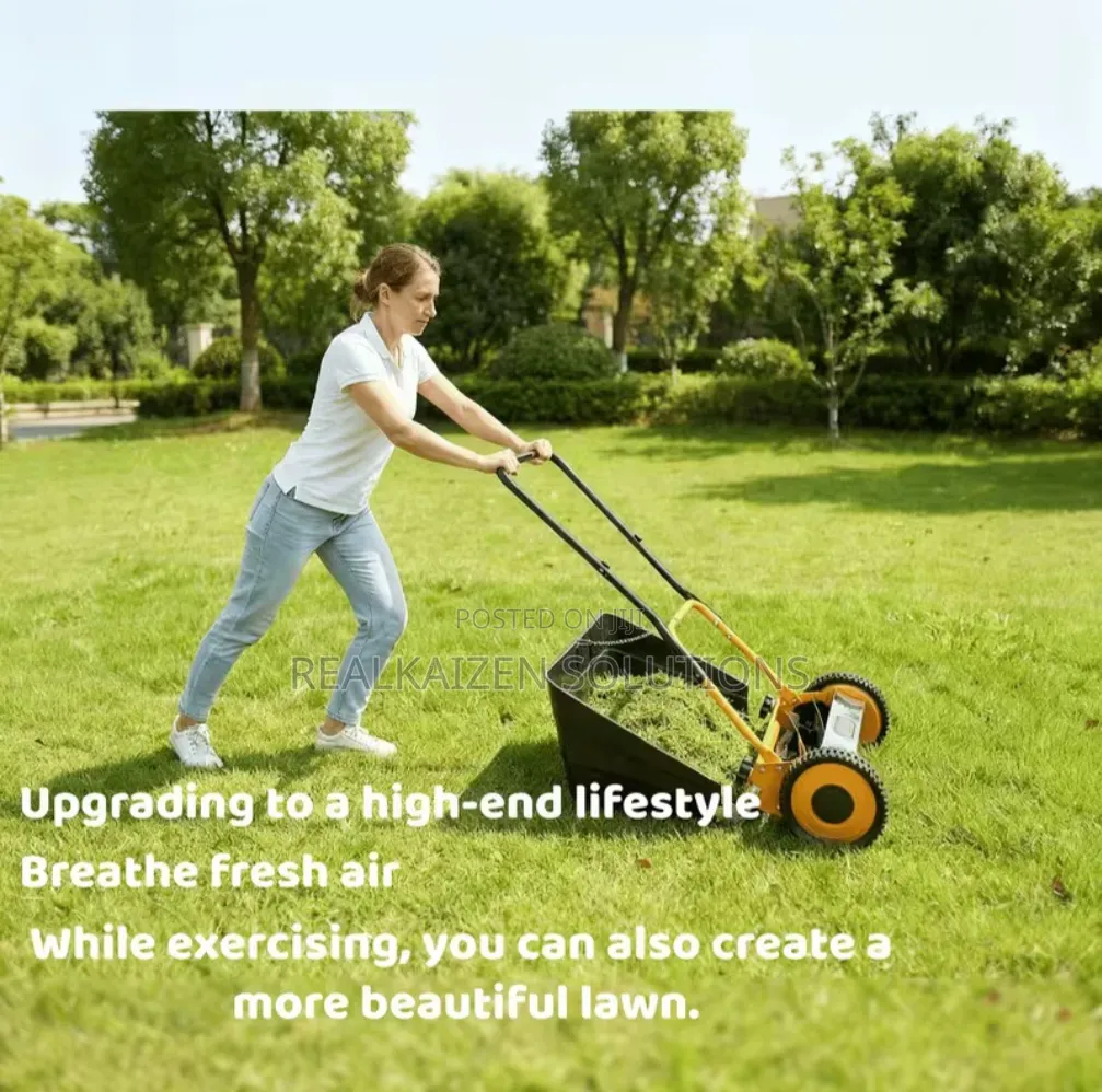 Denamrk GINGE Manual Push Reel Lawn Mower With Metallic Gears