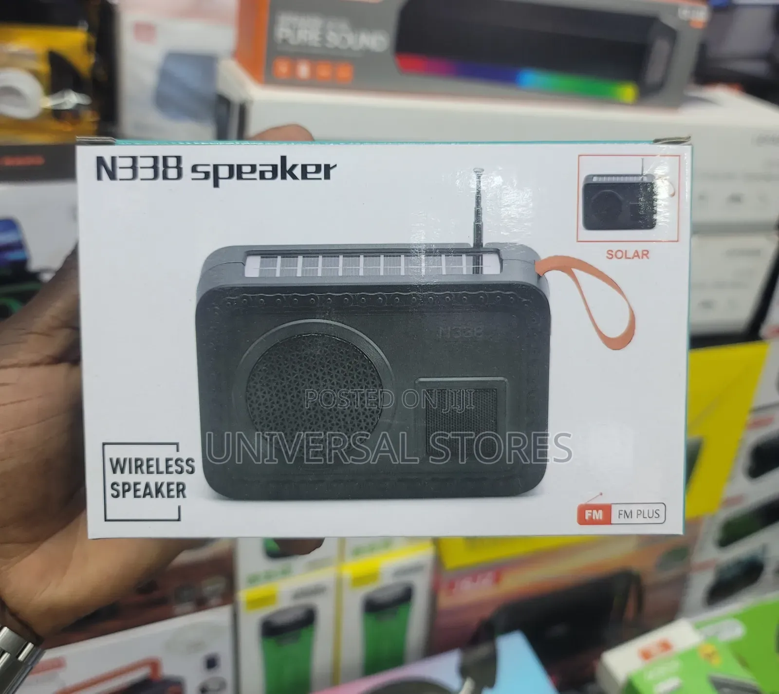 N338 Portable Solar Wireless Speaker