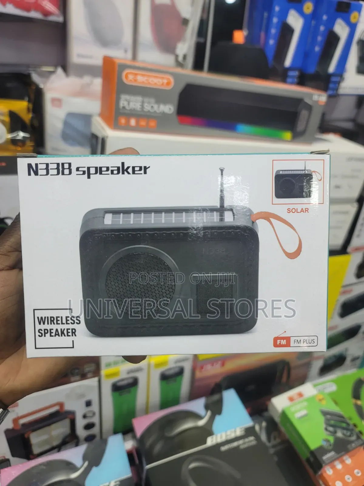 N338 Portable Solar Wireless Speaker