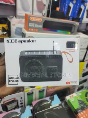 N338 Portable Solar Wireless Speaker
