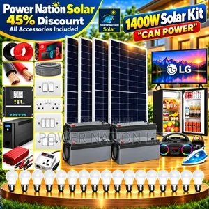 1400w Massive Clean Energy Solar System Full Kit