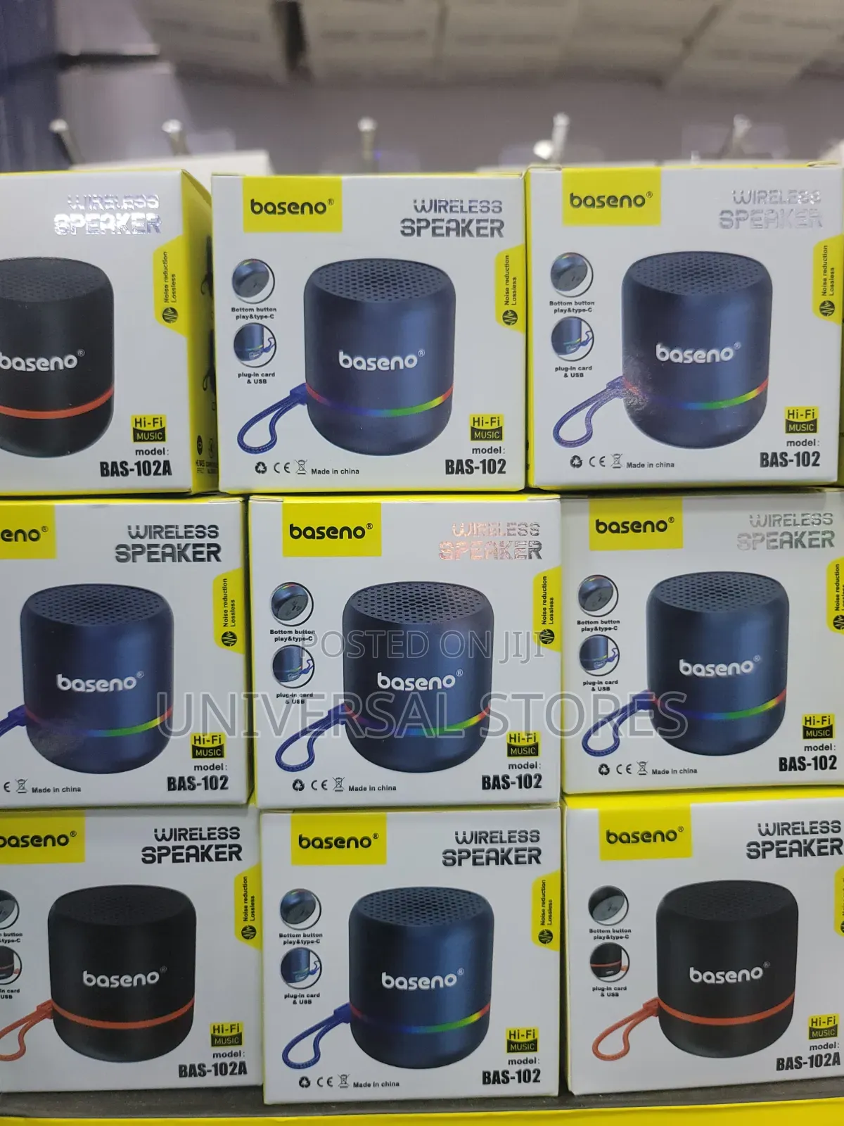 Baseno BAS-102 and BAS-102A Portable Wireless Bluetooth Speakers