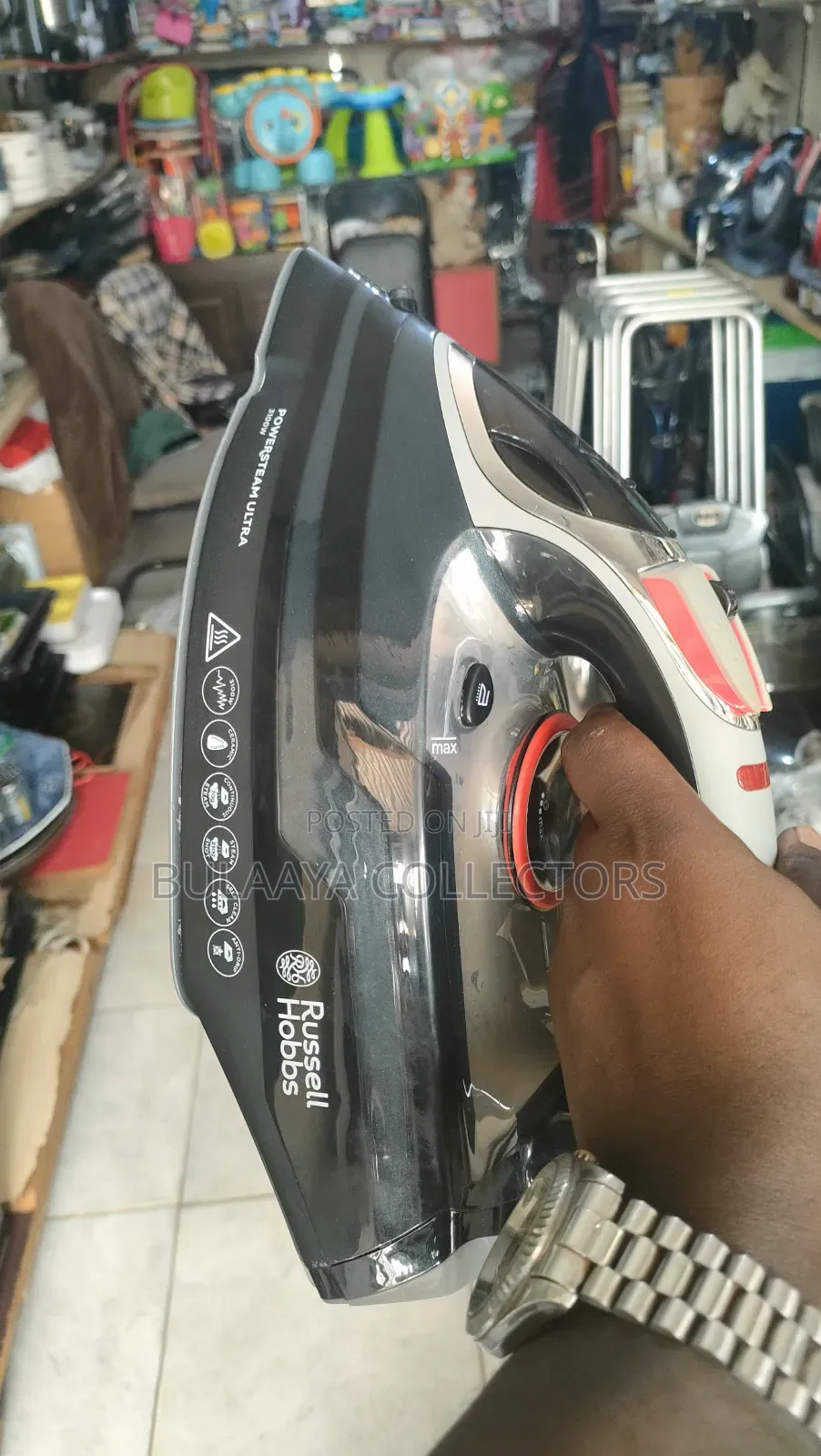 UK Used Russell Hobbs Powersteam Ultra 3100W Steam Iron.