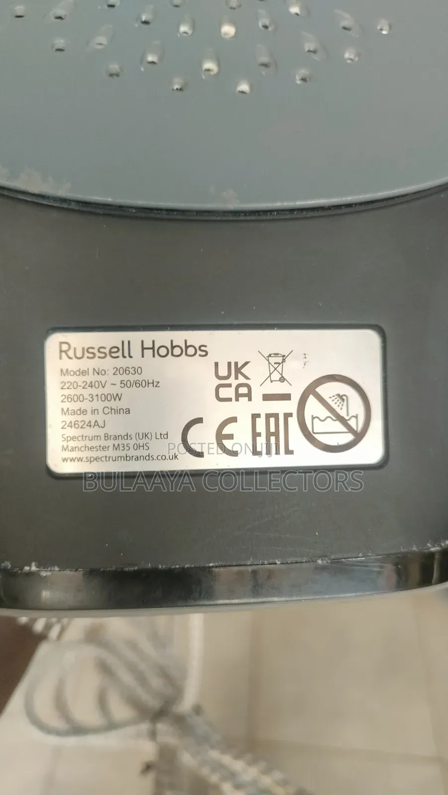 UK Used Russell Hobbs Powersteam Ultra 3100W Steam Iron.