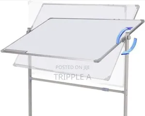 90cmby150cm White Board With Adjustable Stand