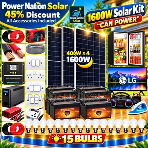 1600w Massive Clean Energy Solar System Full Kit