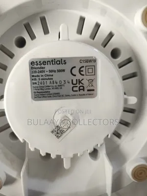 Uk Used 500w Essentials C15bw19 Blender, 1.5l.
